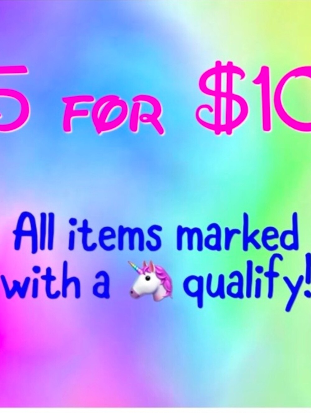 SALE SALE 5/$10 SALE SALE